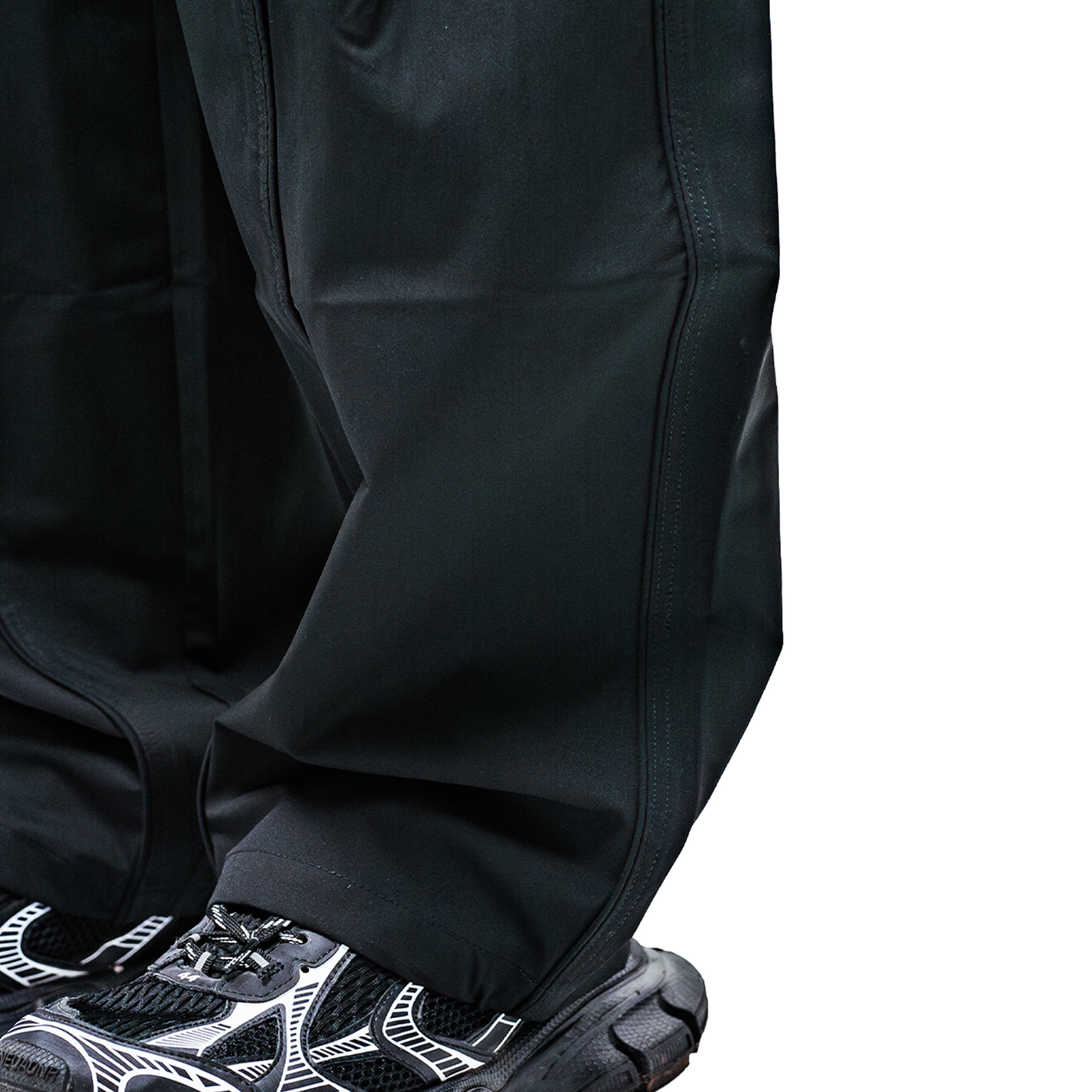 RAW/21 Wide Parachute Pants Black (SS26)