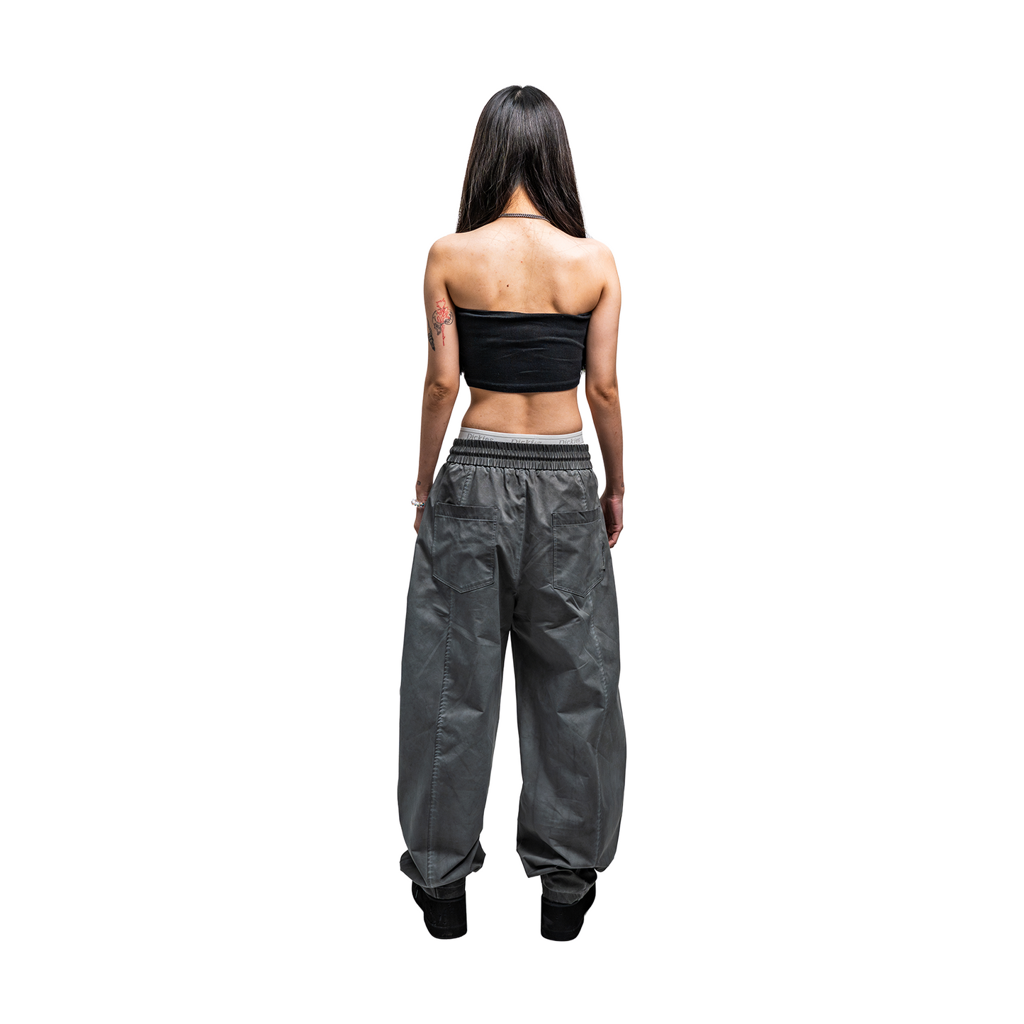 RAW/21 Wide Parachute Pants Washed Grey (SS26)