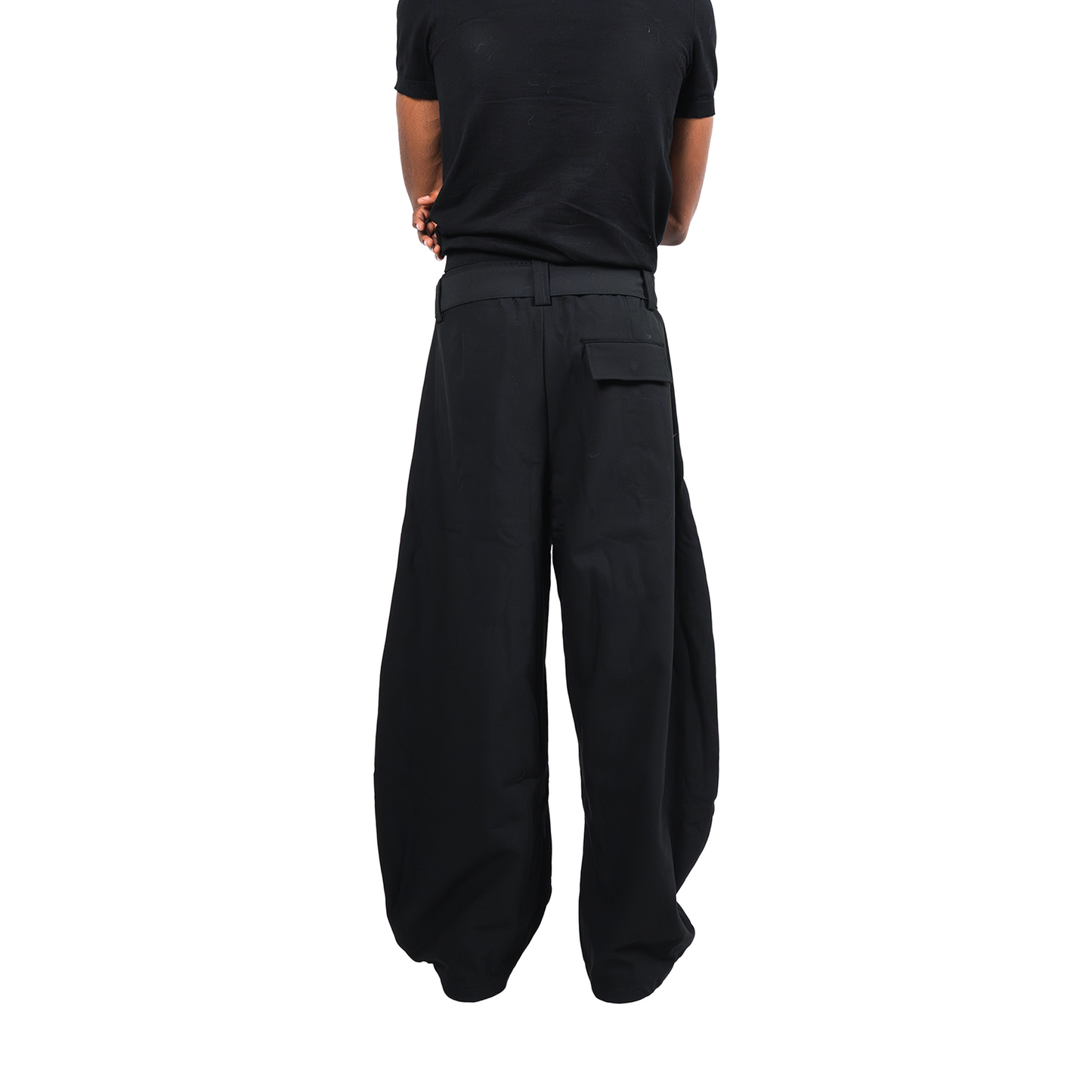 RAW/21 Wide Suit Baggy Pants Black (SS26)