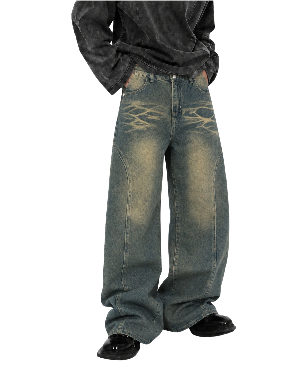 RAW/21 Workload Wide Straight Cut Jeans Vintage Blue (SS26)