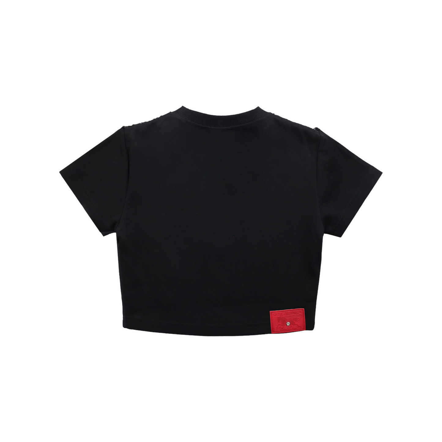 EGLAF RU Lace Crop Top Black (SS26)