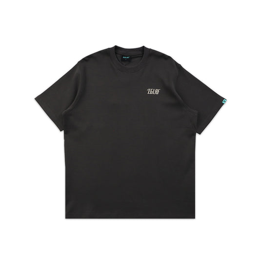 EGLAF R//W Distressed Texts Tee Warm Grey (FW25)