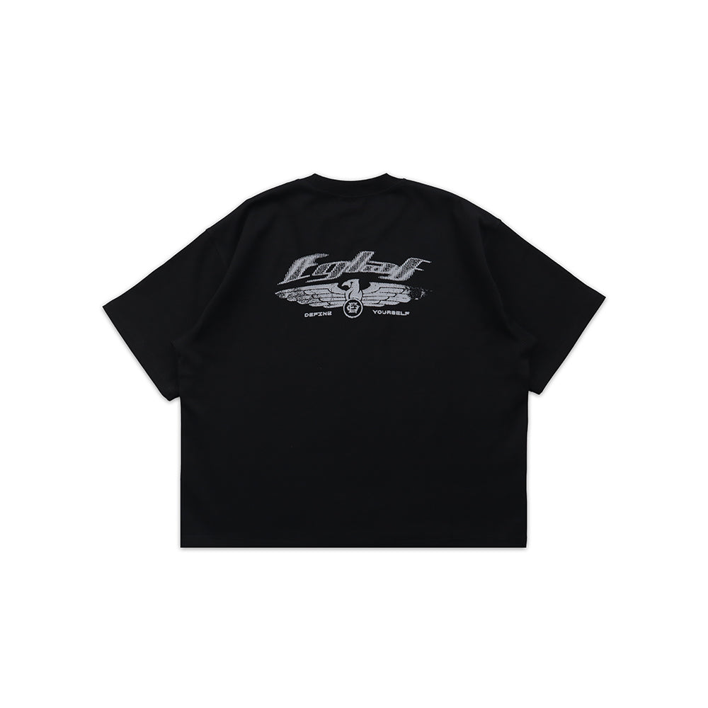 EGLAF R//W Wings Boxy Tee Black (FW25)