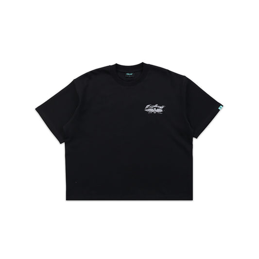 EGLAF R//W Wings Boxy Tee Black (FW25)