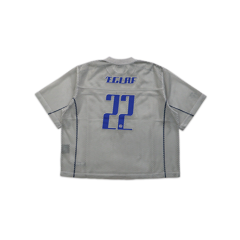 EGLAF R//W Mesh Boxy Tee Light Grey (FW25)
