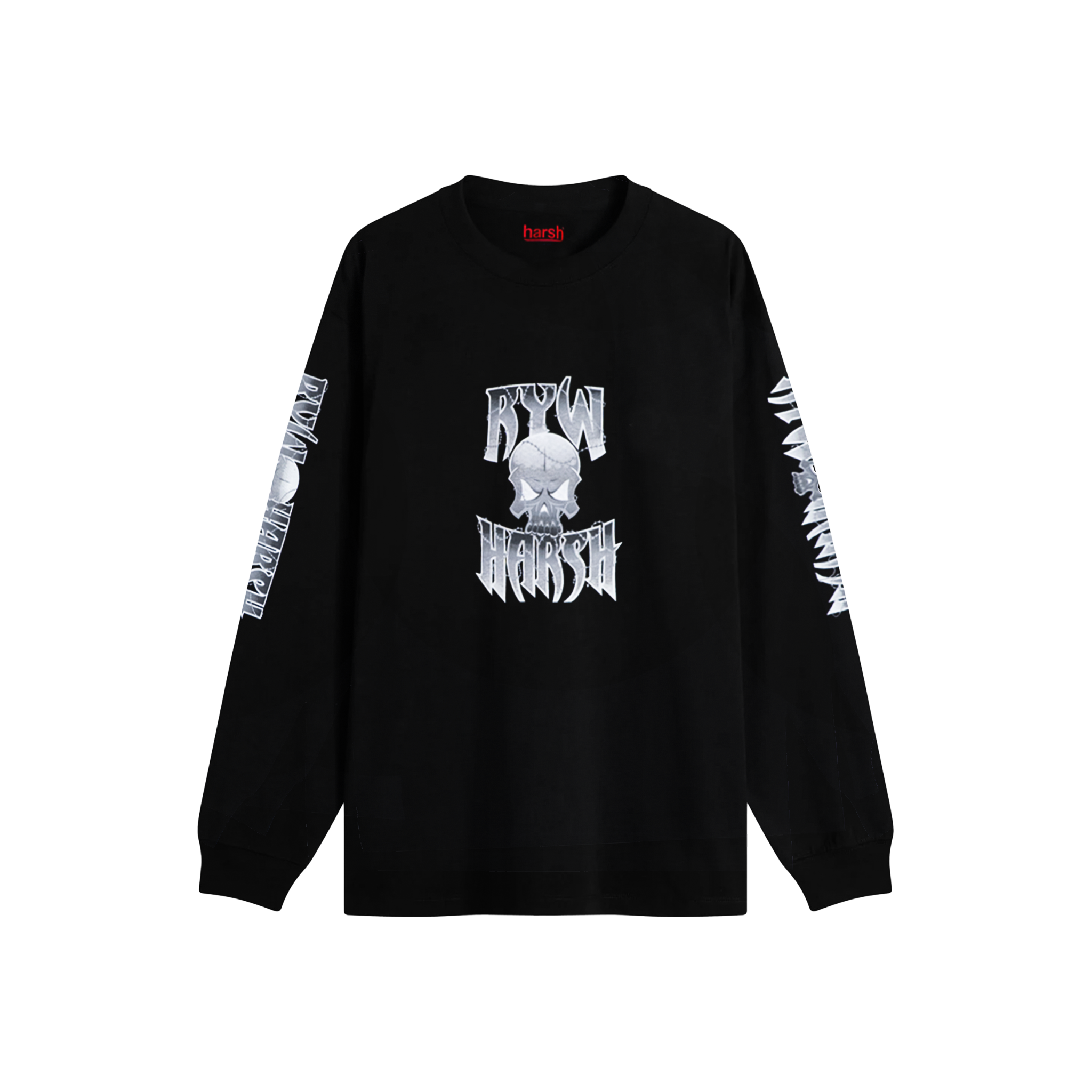 RYW. x H4RSH Long Sleeve Tee Black (FW24)