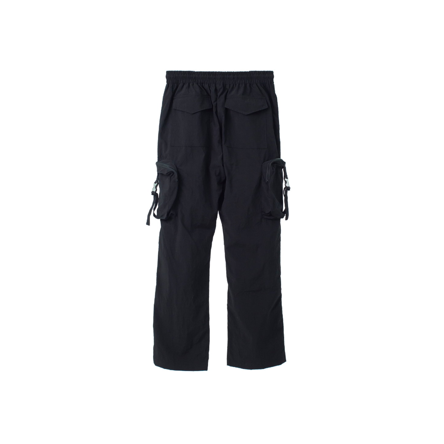 RYW. Flare Nylon Cargo Pants Black (SS24)