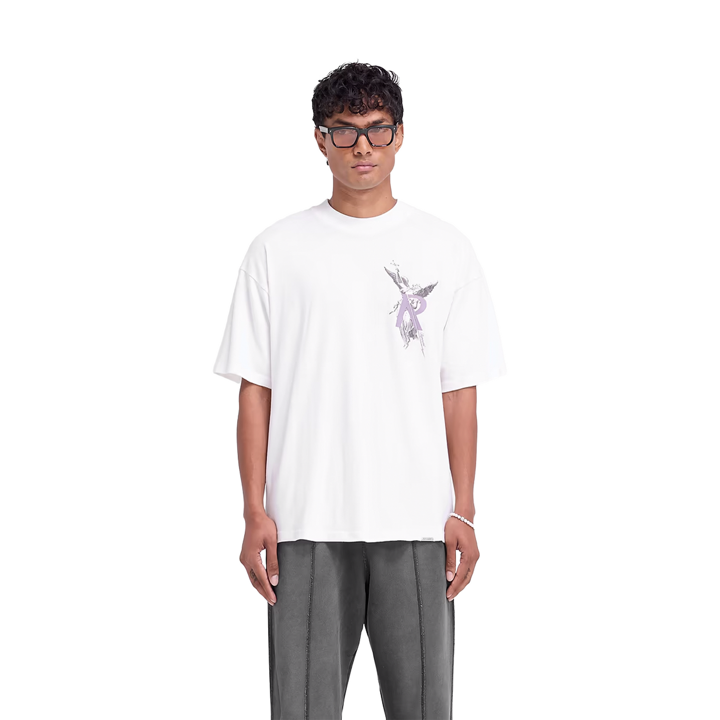 Represent Archangel Tee Flat White (FW24)