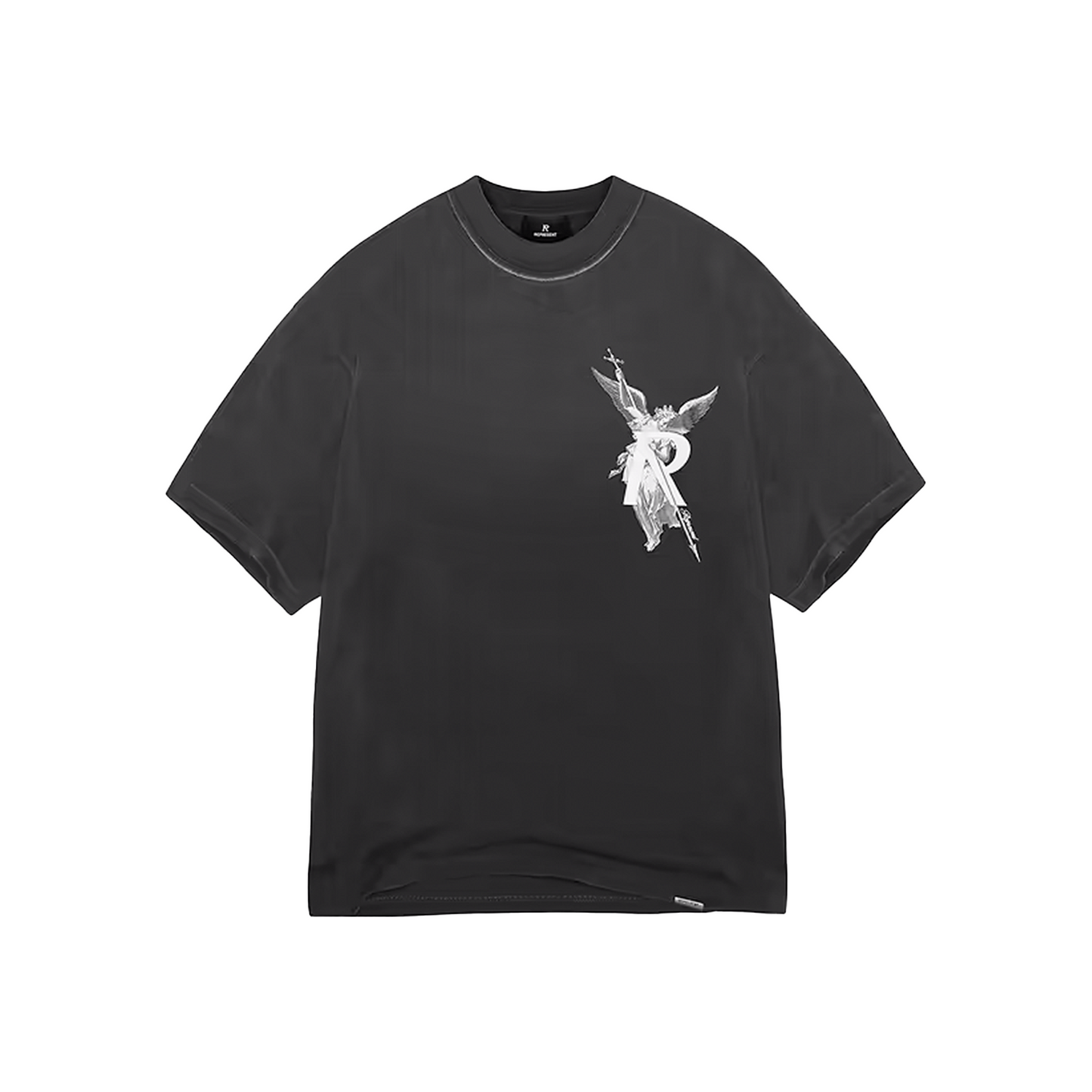 Represent Archangel Tee Stained Black (FW24)