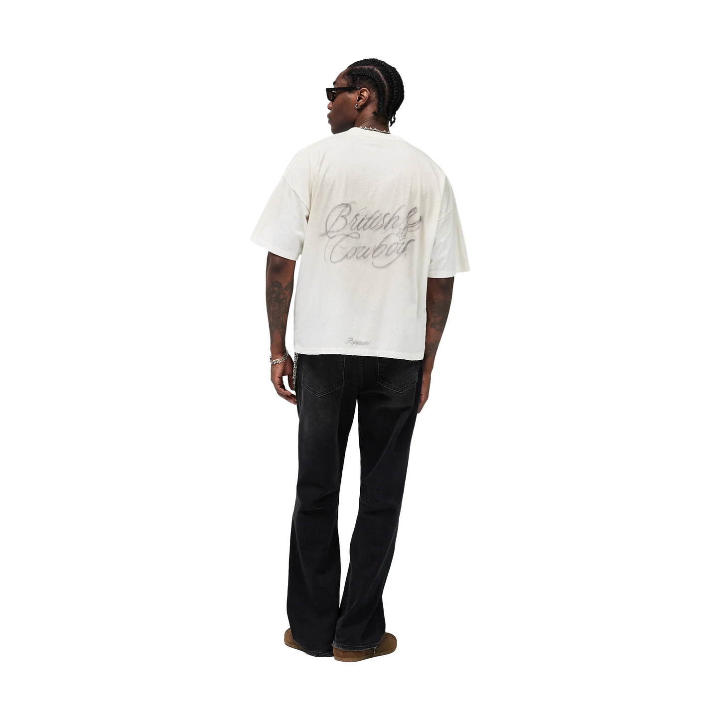 Represent British Cowboys Tee Washed Ecru (SS26)