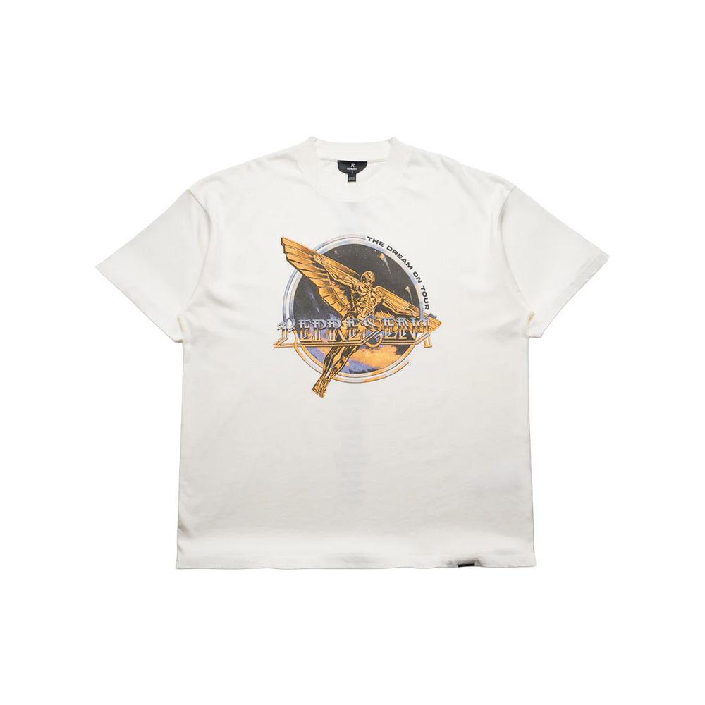 Represent Golden Tour Tee Flat White (SS26)
