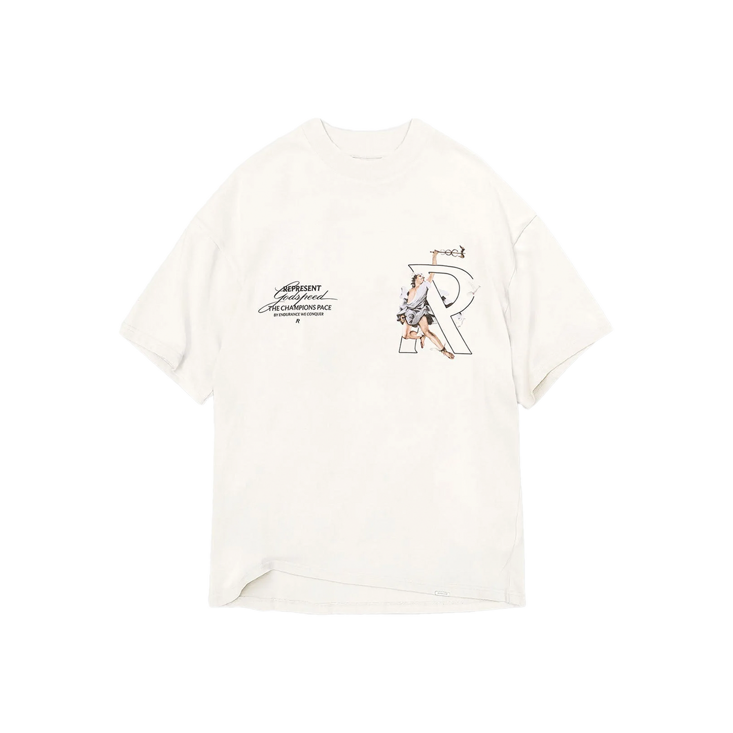 Represent Hermes Tee Flat White (FW24)