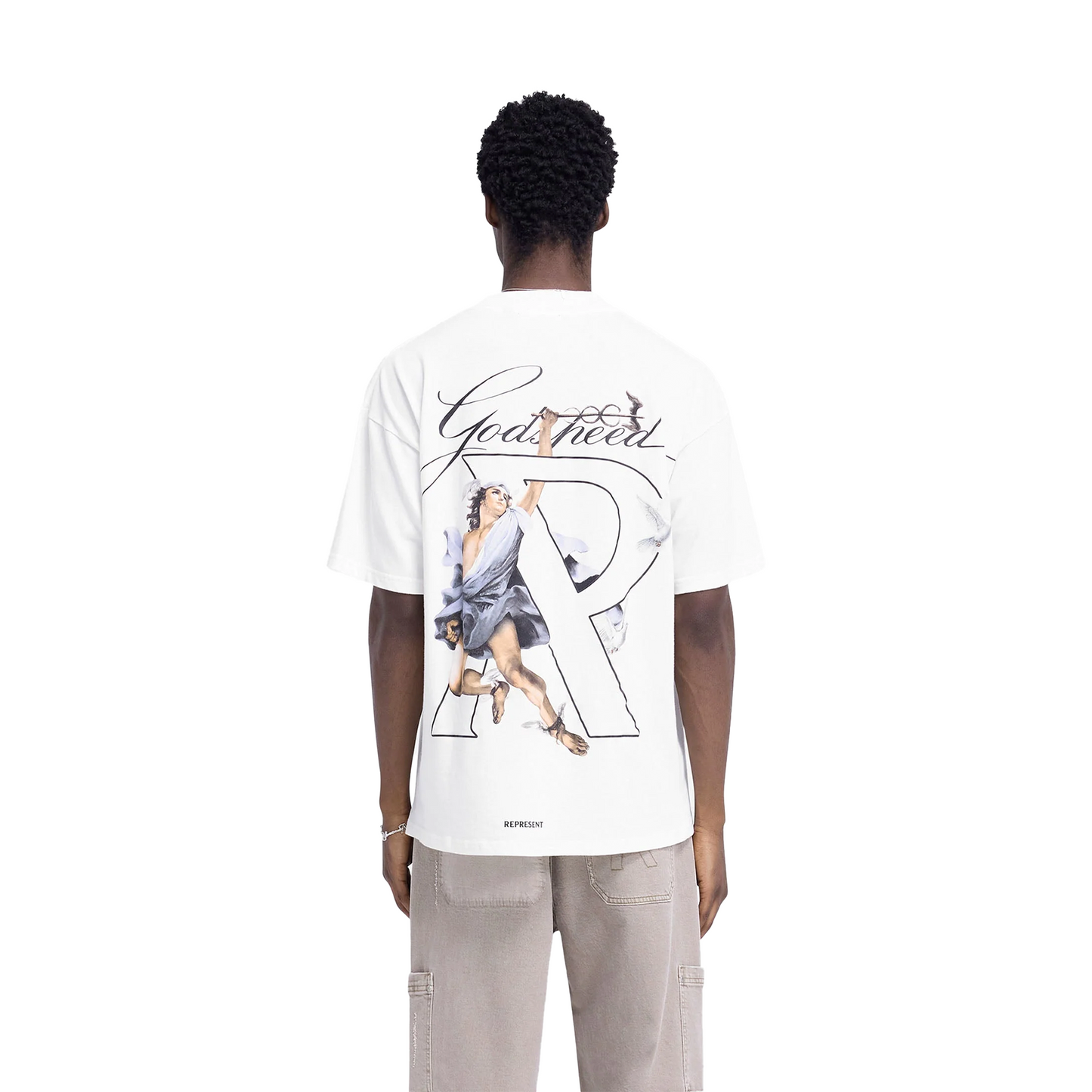 Represent Hermes Tee Flat White (FW24)