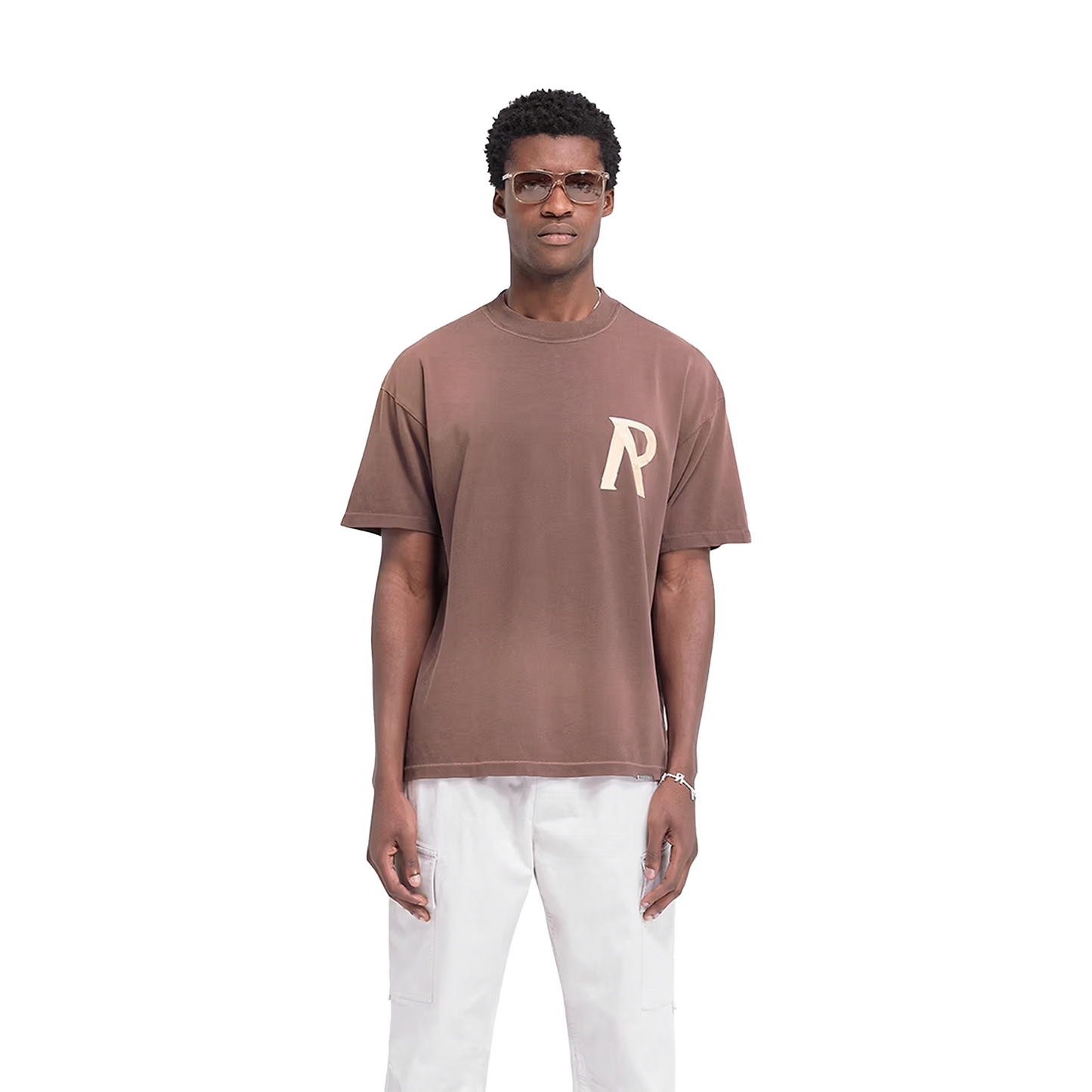 Represent Masking Tape Initial Tee Cedar (FW24)