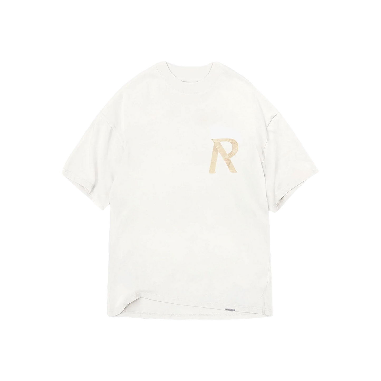 Represent Masking Tape Initial Tee Flat White (FW24)