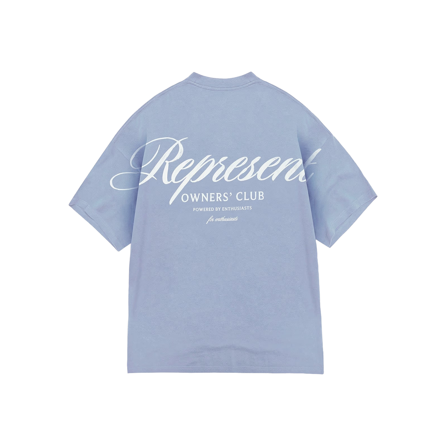 Represent Owners Club Script Tee Dusty Blue (SS25)