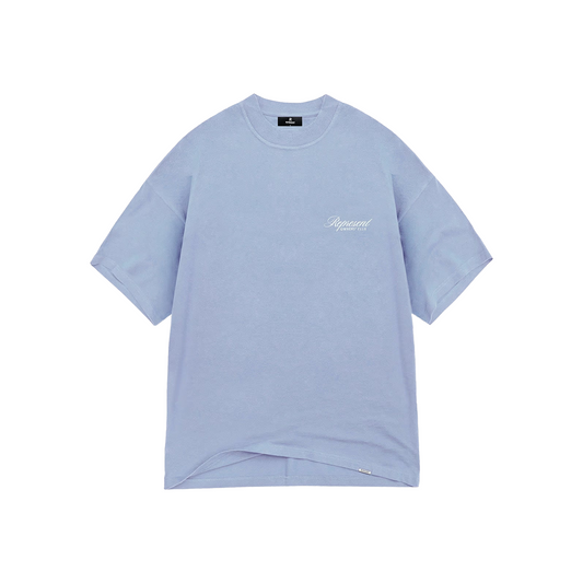 Represent Owners Club Script Tee Dusty Blue (SS25)