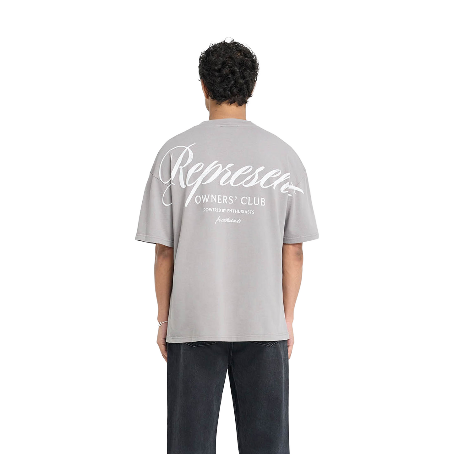 Represent Owners Club Script Tee Slate (SS25)