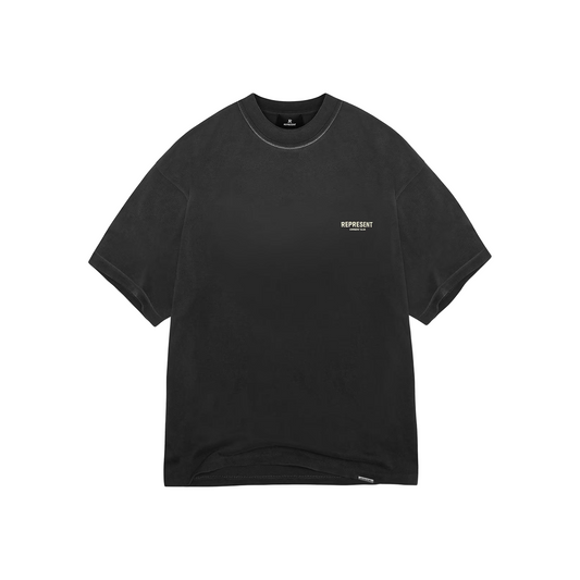 Represent Owners Club Tee Aged Black (SS25)