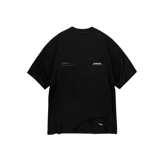 Represent Patron Of The Club Tee Black (SS26)