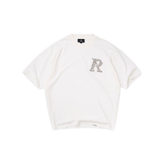 Represent Western Initial Tee Flat White (SS26)