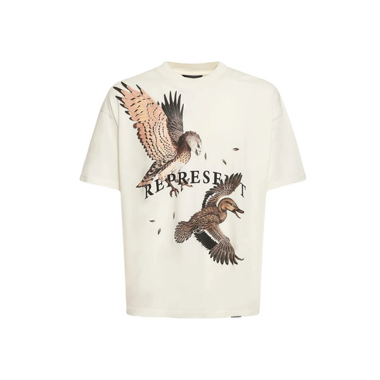 Represent Birds Of Prey Tee Flat White (SS24)