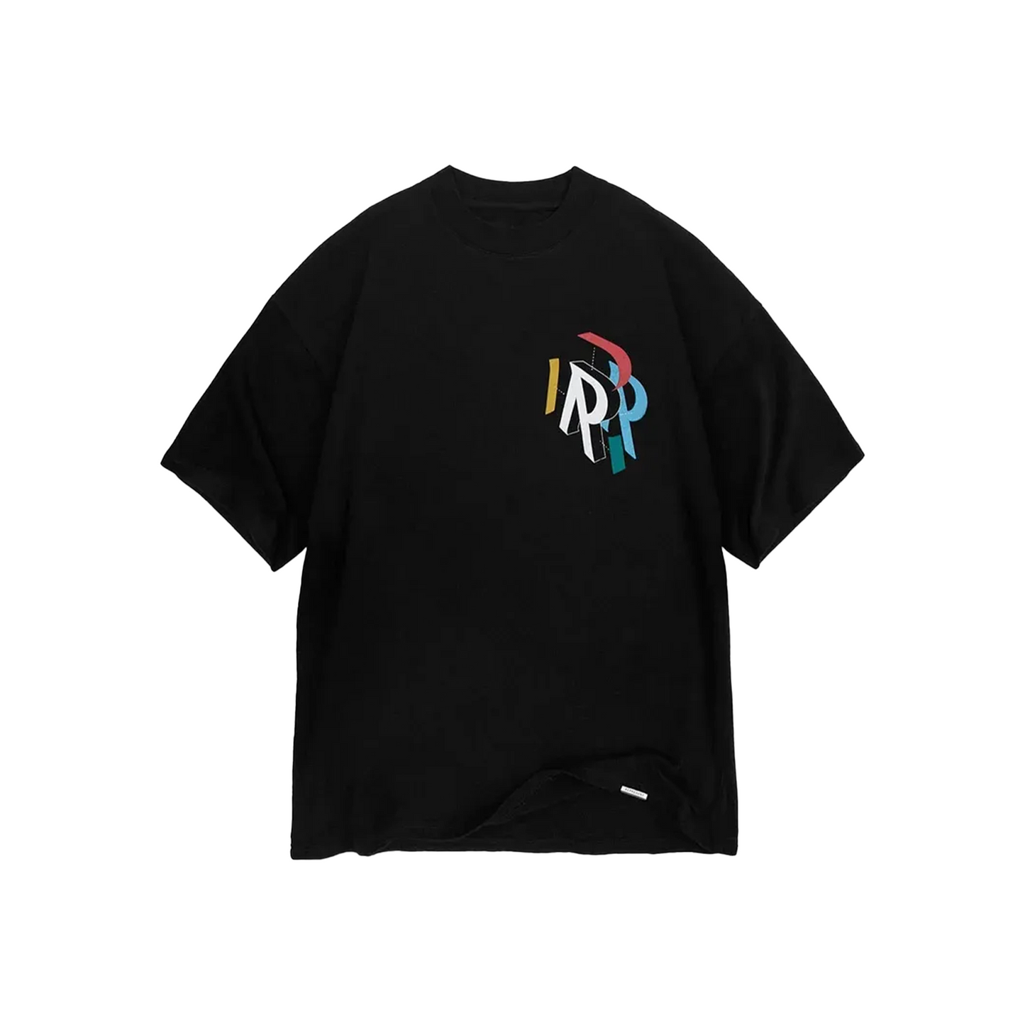 Represent Initial Assembly Tee Jet Black