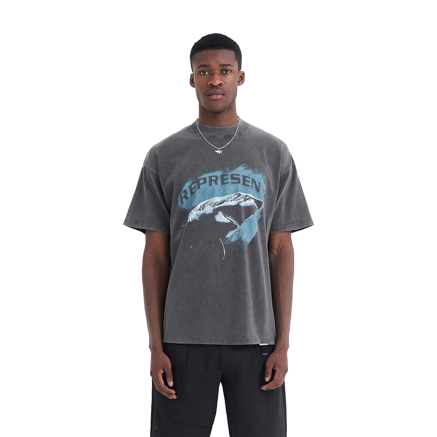 Represent Shark Tee Vintage Grey (FW22)
