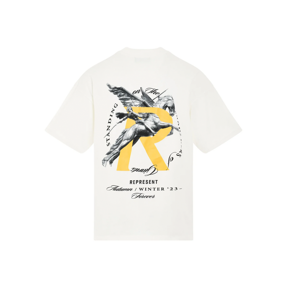 Represent Shoulder of Giants Tee Flat White (SS24)