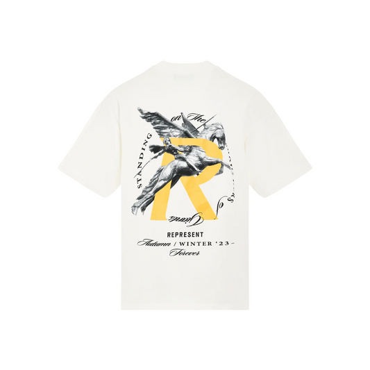 Represent Shoulder of Giants Tee Flat White (SS24)