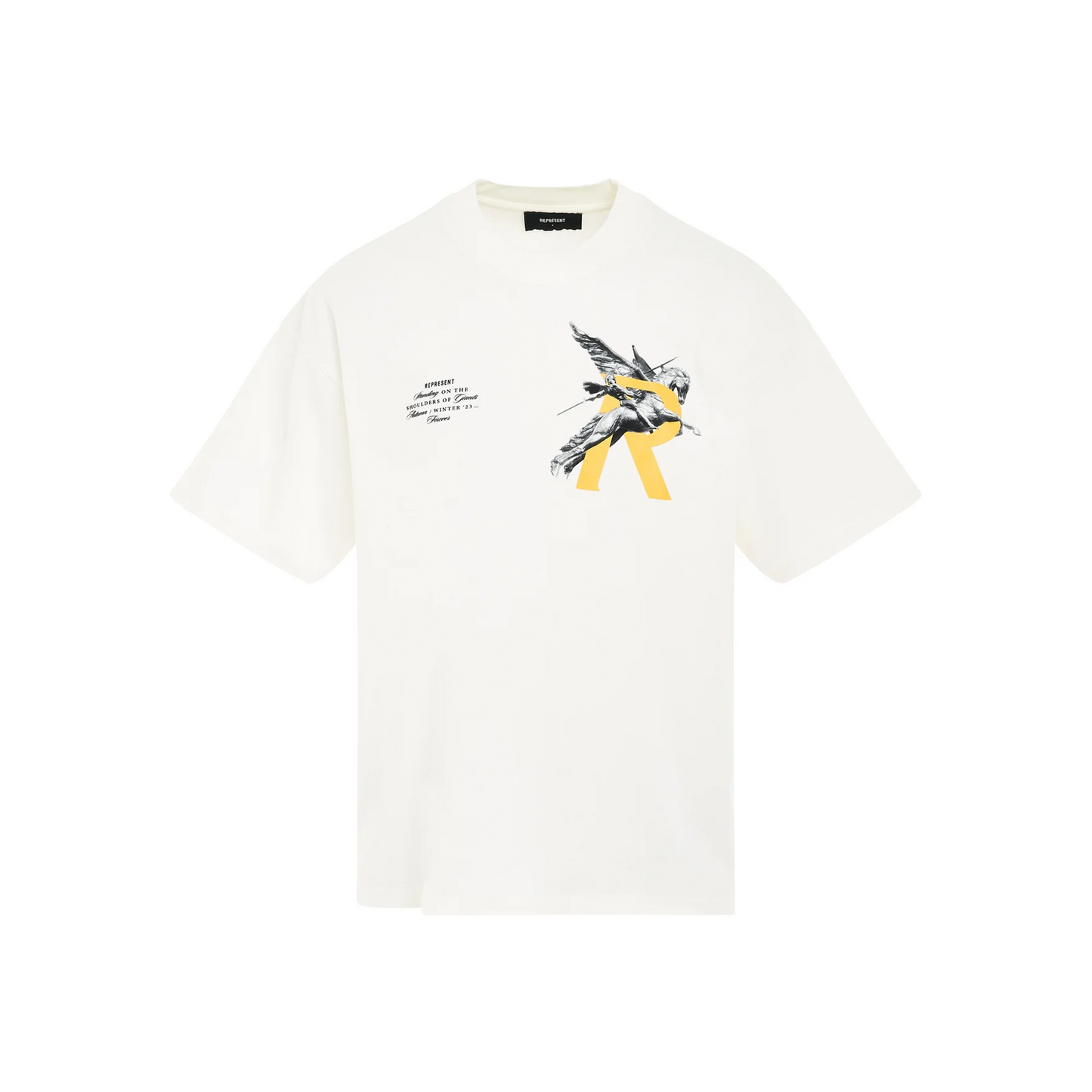 Represent Shoulder of Giants Tee Flat White (SS24)