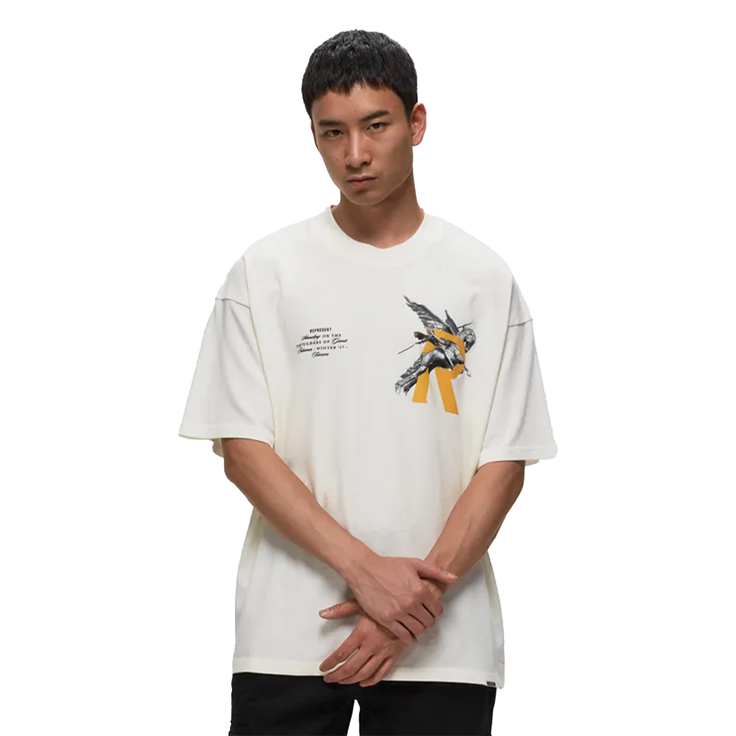 Represent Shoulder of Giants Tee Flat White (SS24)