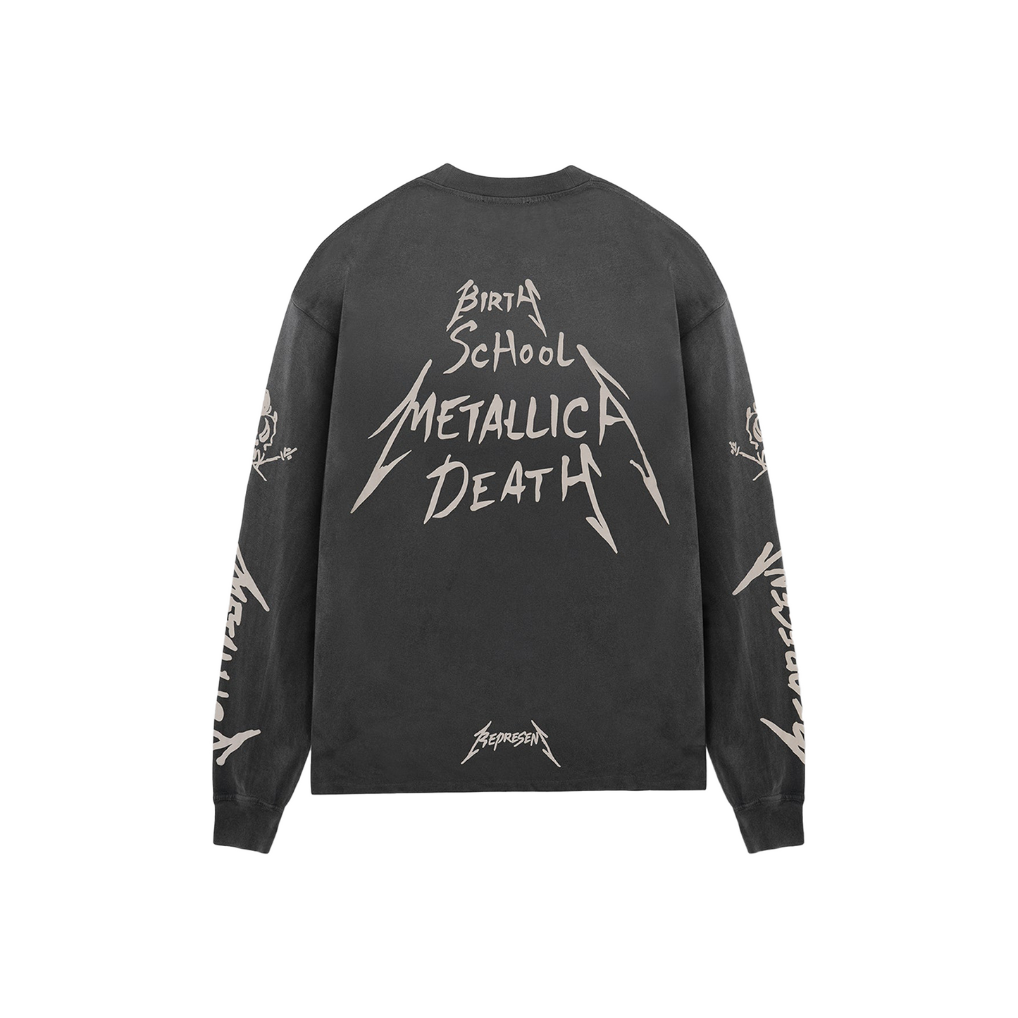 Represent x Metallica Garage Inc Long Sleeve Tee Stained Black (SS25)