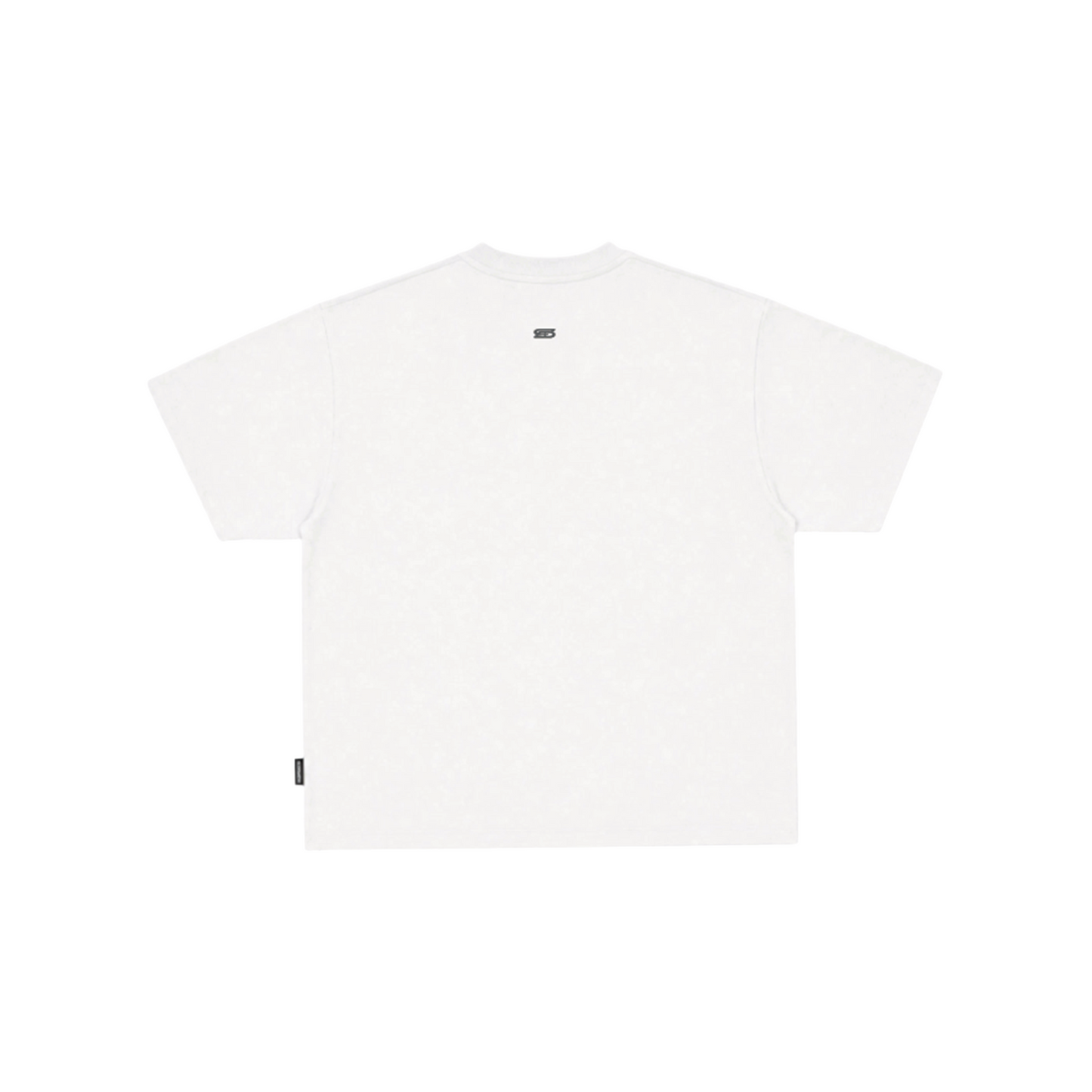 SLOWDOWN 3D Embroidery Tee White (SS26)