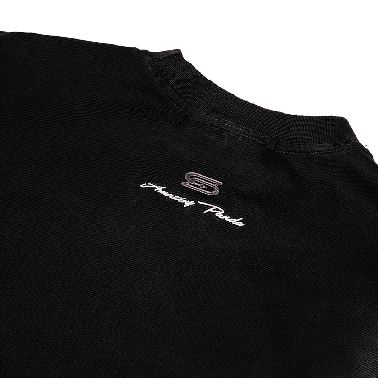 SLOWDOWN Caution Wet Floor Tee Black (SS25)