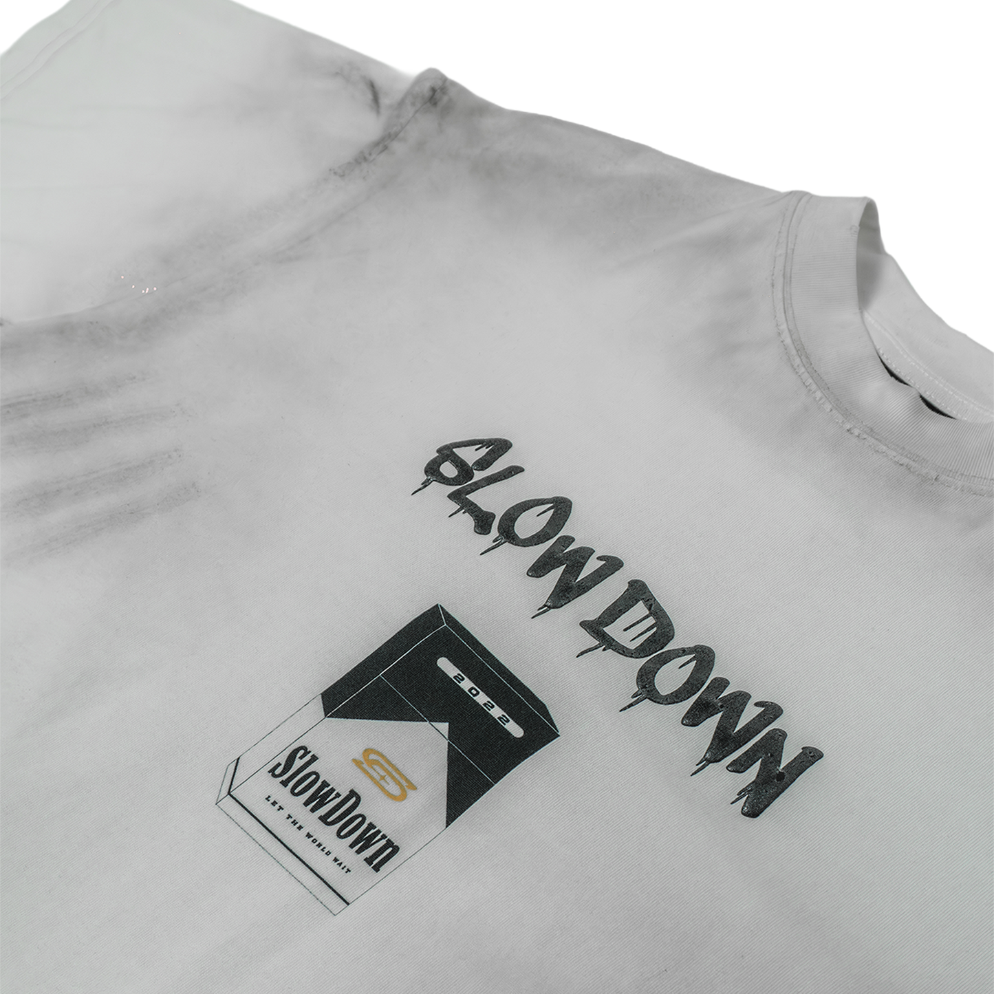 SLOWDOWN Cig Box Tee White (FW25)