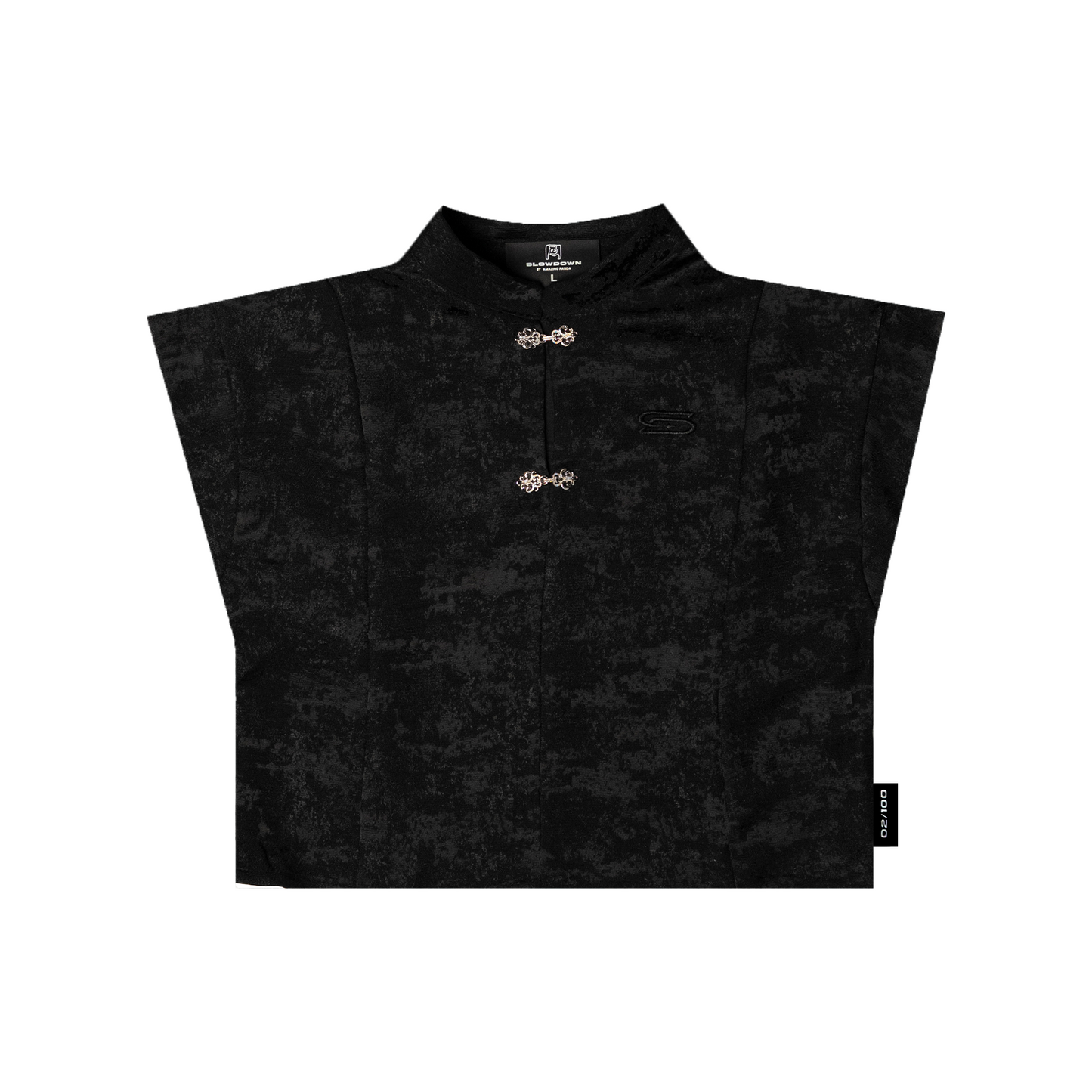 SLOWDOWN Equine Tang Top Black (SS26)