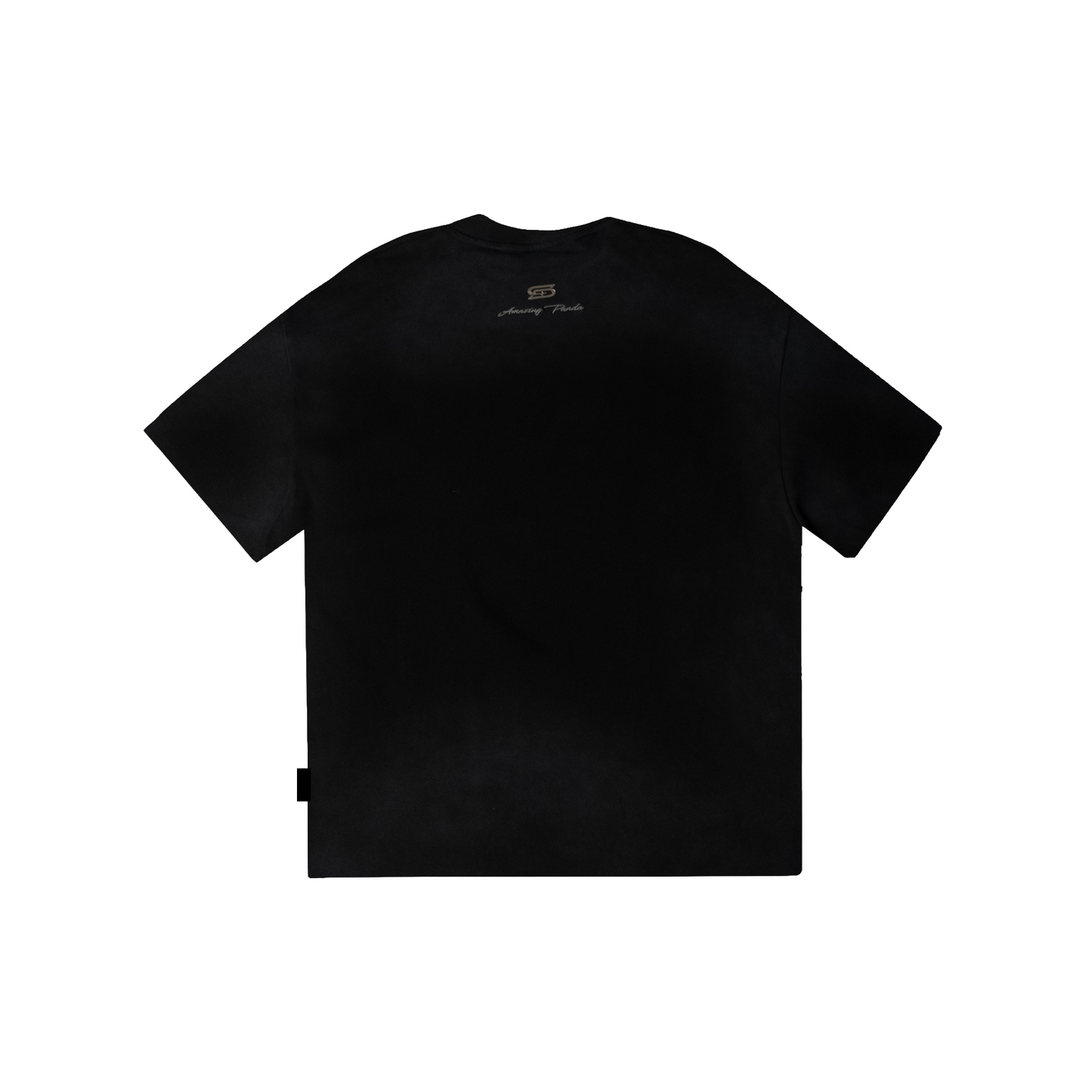 SLOWDOWN Faded Slurry Stone Tee Black (SS26)