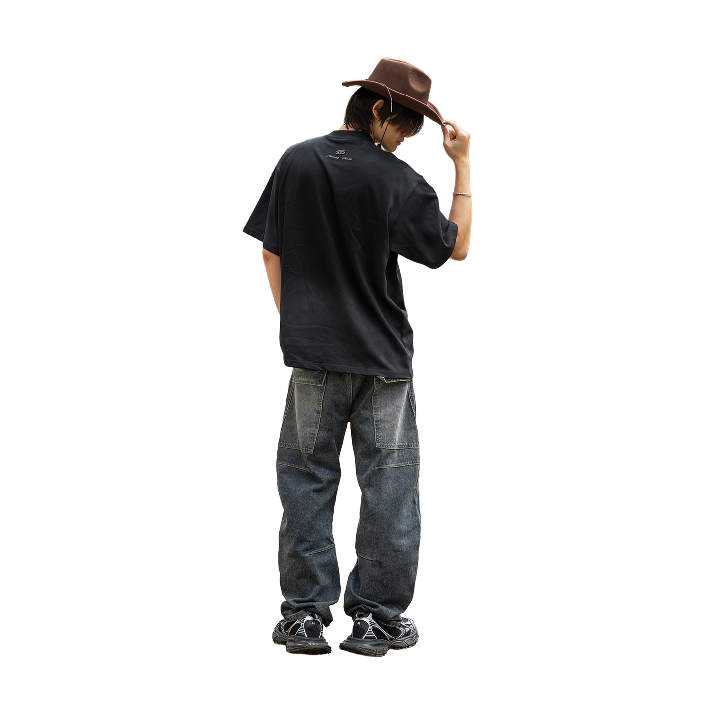 SLOWDOWN Gallop Restart Tee Black (SS26) - Signature Edition