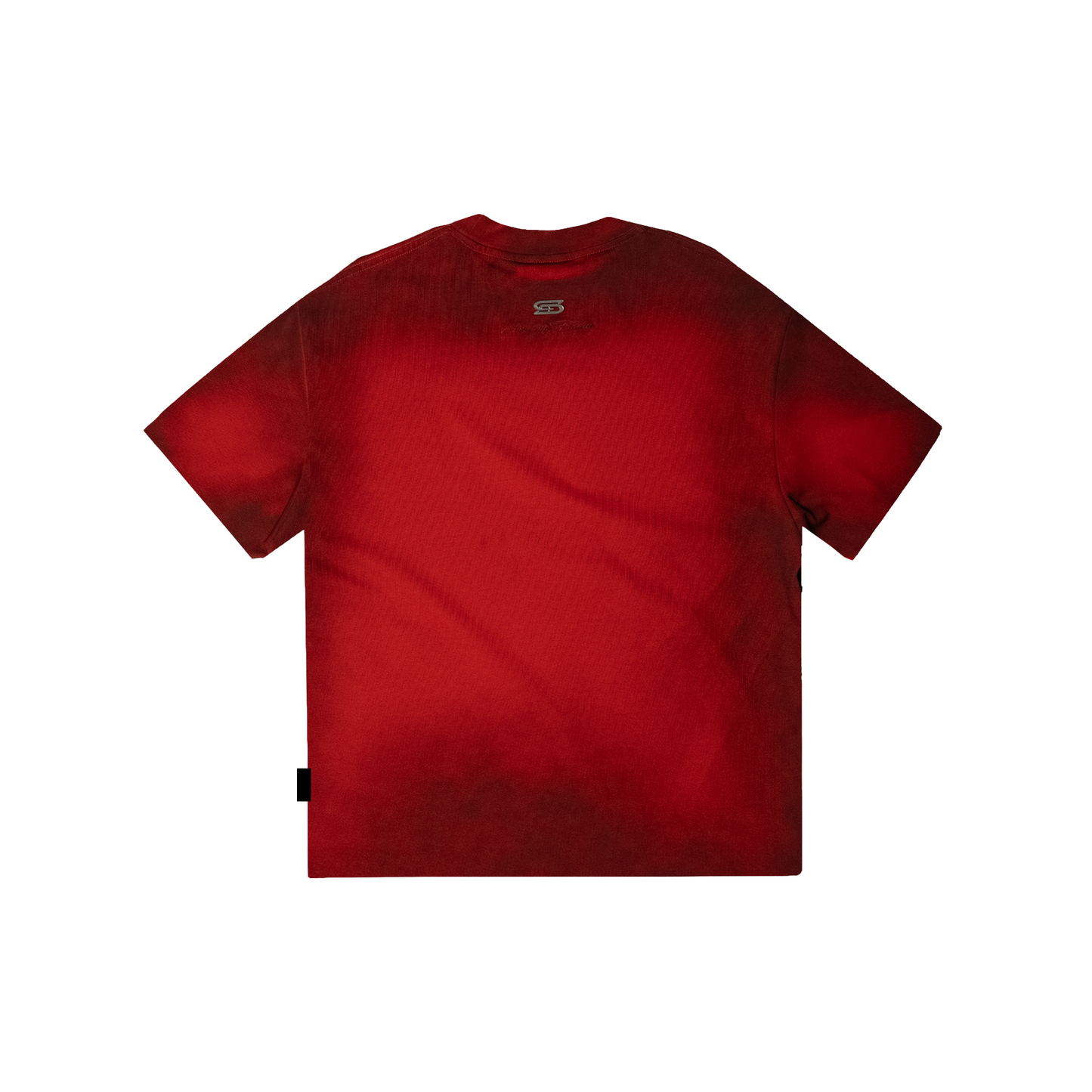 SLOWDOWN Faded Slurry Stone Tee Red (SS26)