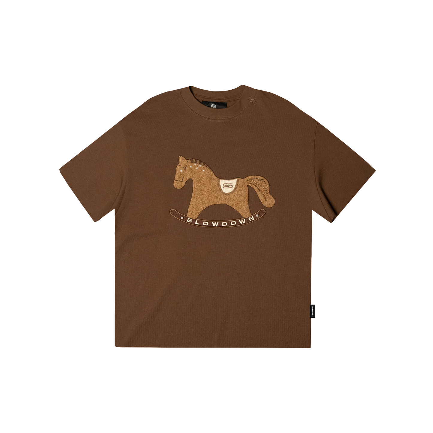 SLOWDOWN Gentle Pony Tee Brown (SS26)