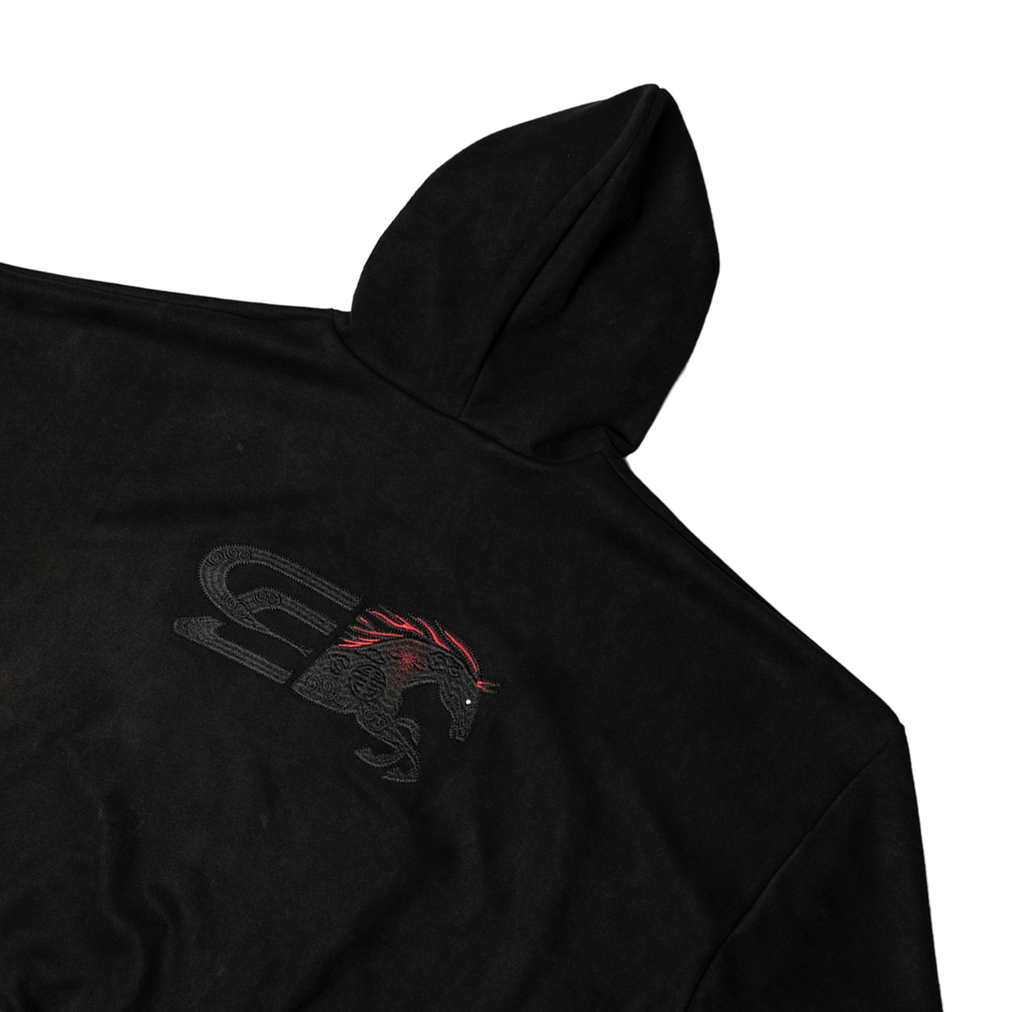 SLOWDOWN Logo Merge Hoodie Black (SS26)