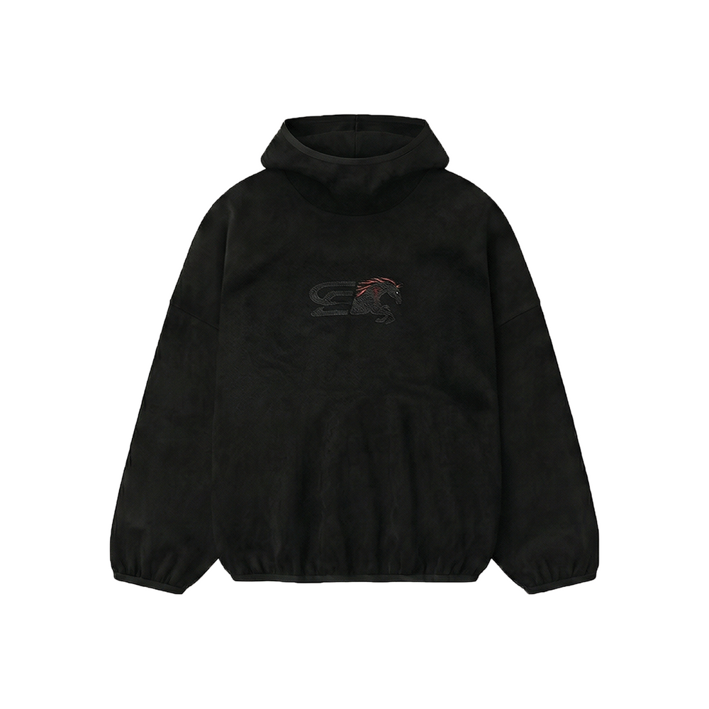 SLOWDOWN Logo Merge Hoodie Black (SS26)