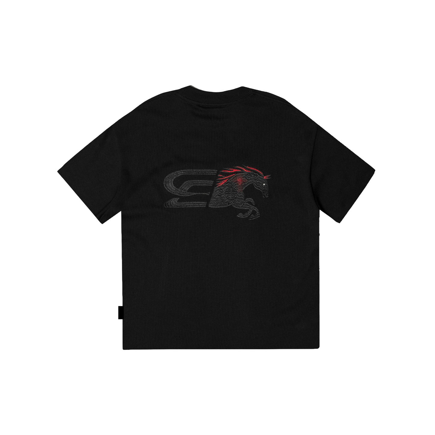 SLOWDOWN Logo Merge Tee Black (SS26)