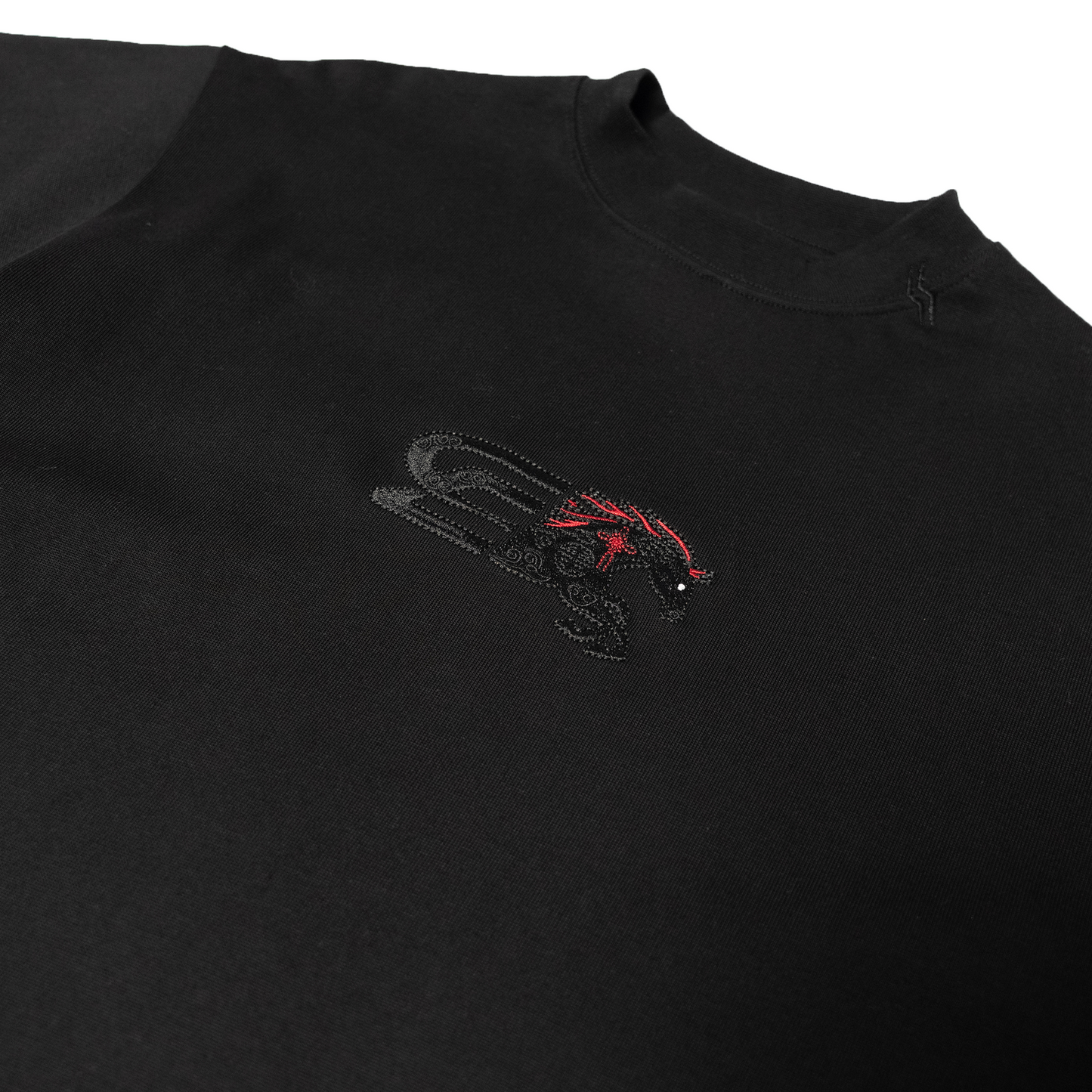 SLOWDOWN Logo Merge Tee Black (SS26)