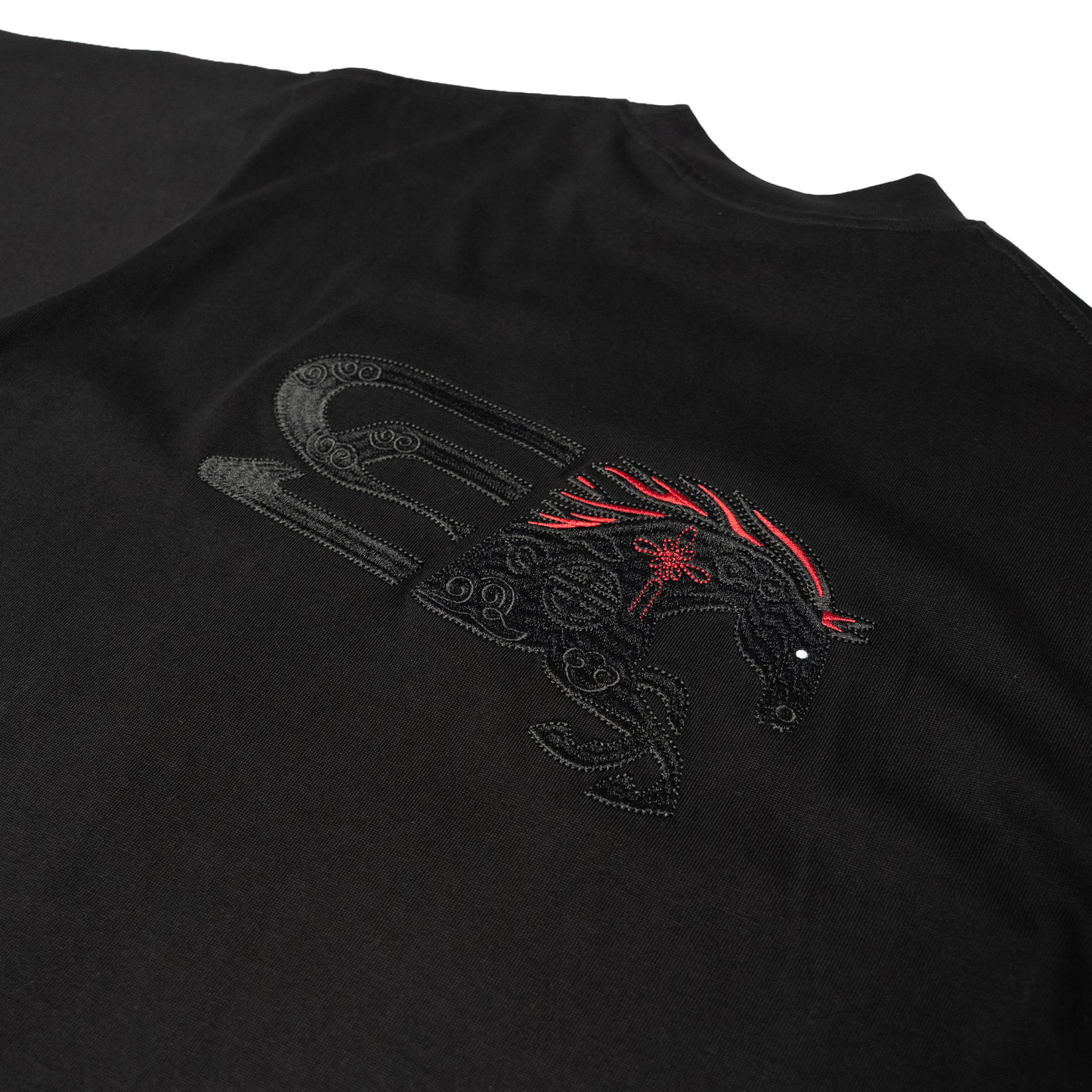 SLOWDOWN Logo Merge Tee Black (SS26)