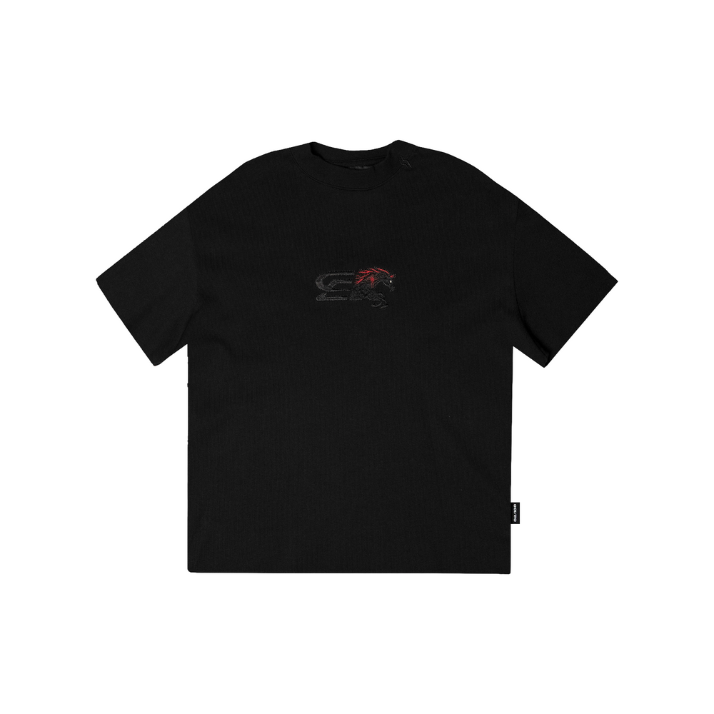 SLOWDOWN Logo Merge Tee Black (SS26)