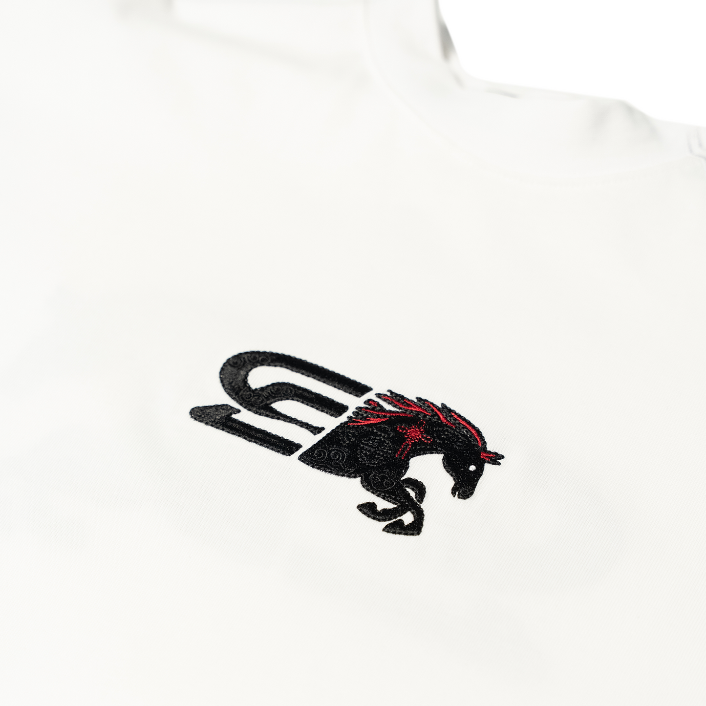 SLOWDOWN Logo Merge Tee White (SS26)