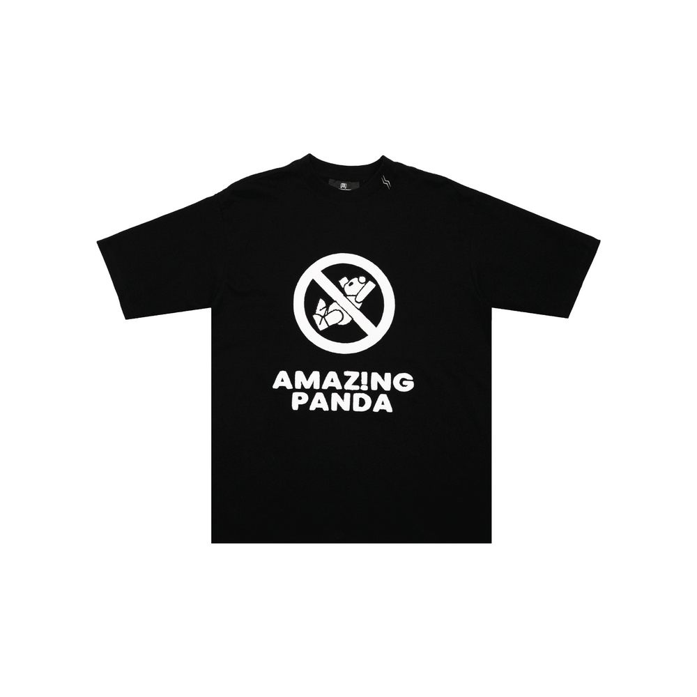 SLOWDOWN No Falling Tee Black (SS25)