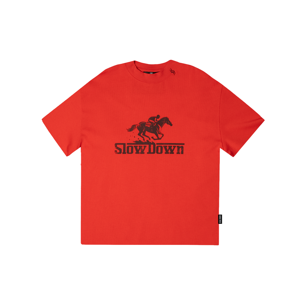 SLOWDOWN Rari Tee Red (SS26)